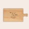 Personalised wooden serving platter Personalised wooden serving platter