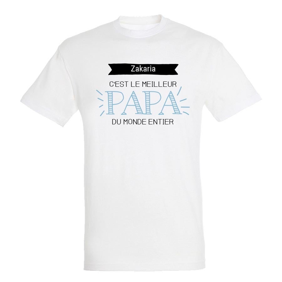 T-shirt personnalisé Fête des Pères