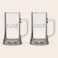 Chope de bière personnalisée Chope de bière personnalisée