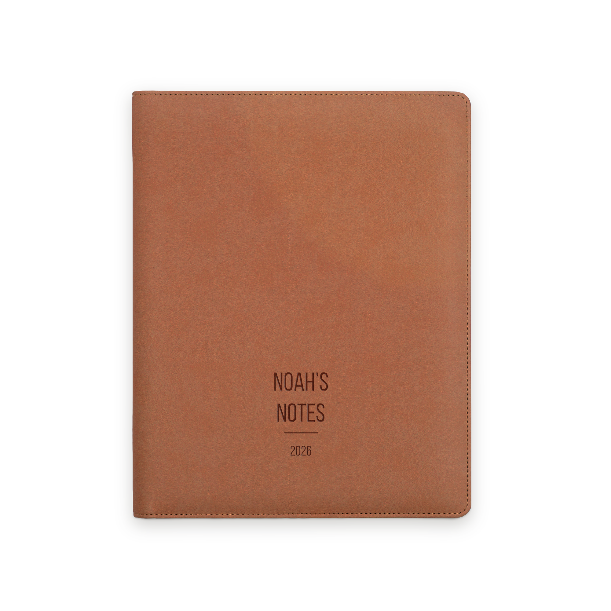 Custom vegan leather notepad holder