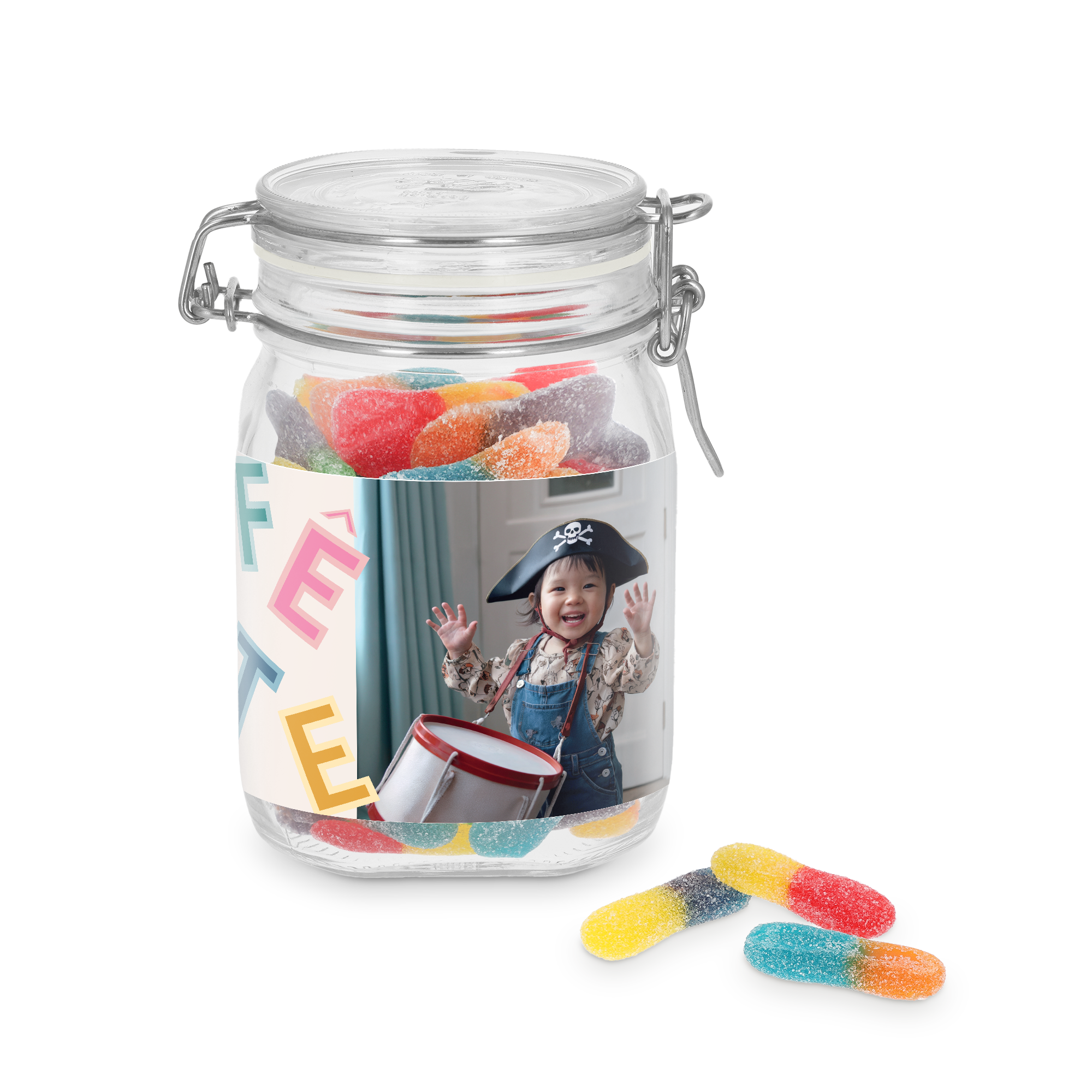 Bocal à bonbons personnalisé