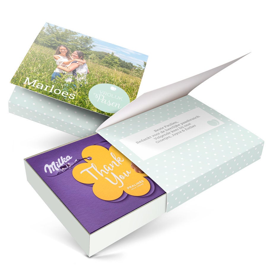 Milka giftbox bedrukken - Pasen - 220 gram