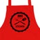 Grillschürze - Rot