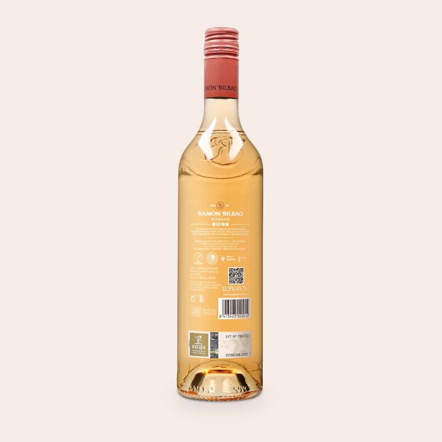 Wijn met bedrukt etiket - Ramon Bilbao Rosado Wijn met bedrukt etiket - Ramon Bilbao Rosado