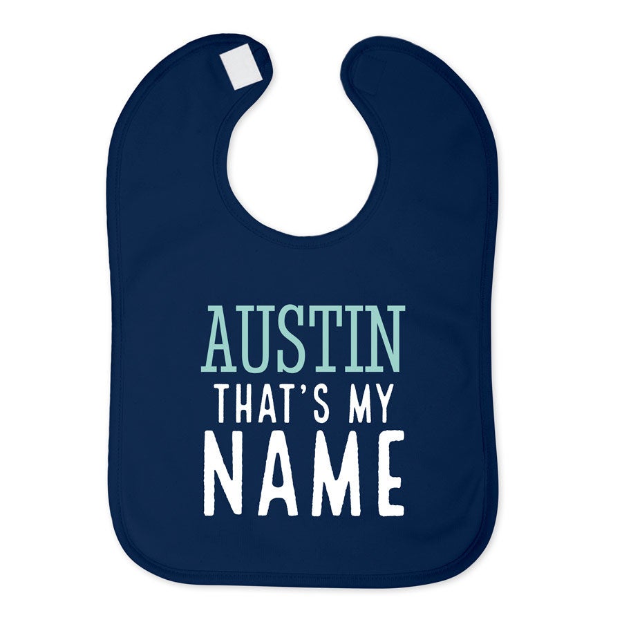 Babero personalizado - Azul royal
