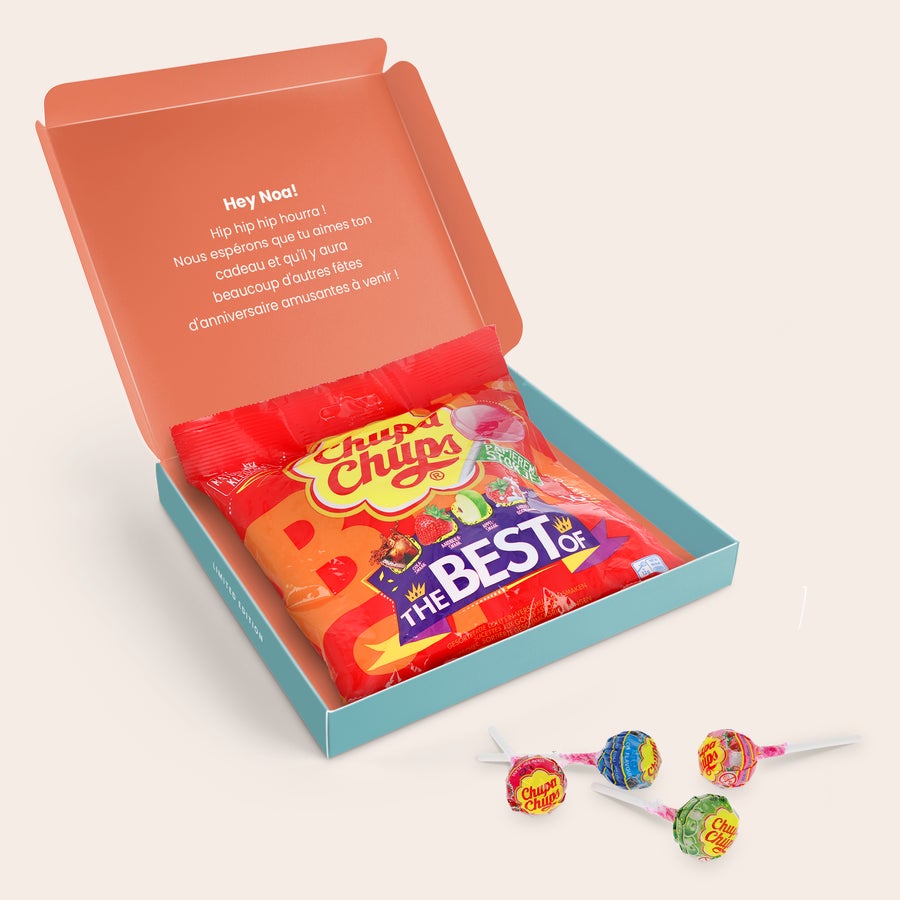 Coffret personnalisé Chupa Chupsonnalisé Chupa Chups Coffret personnalisé Chupa Chupsonnalisé Chupa Chups