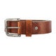 Ceinture cuir - Marron - Gravé - 80