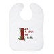 Baby bib - First Christmas - White