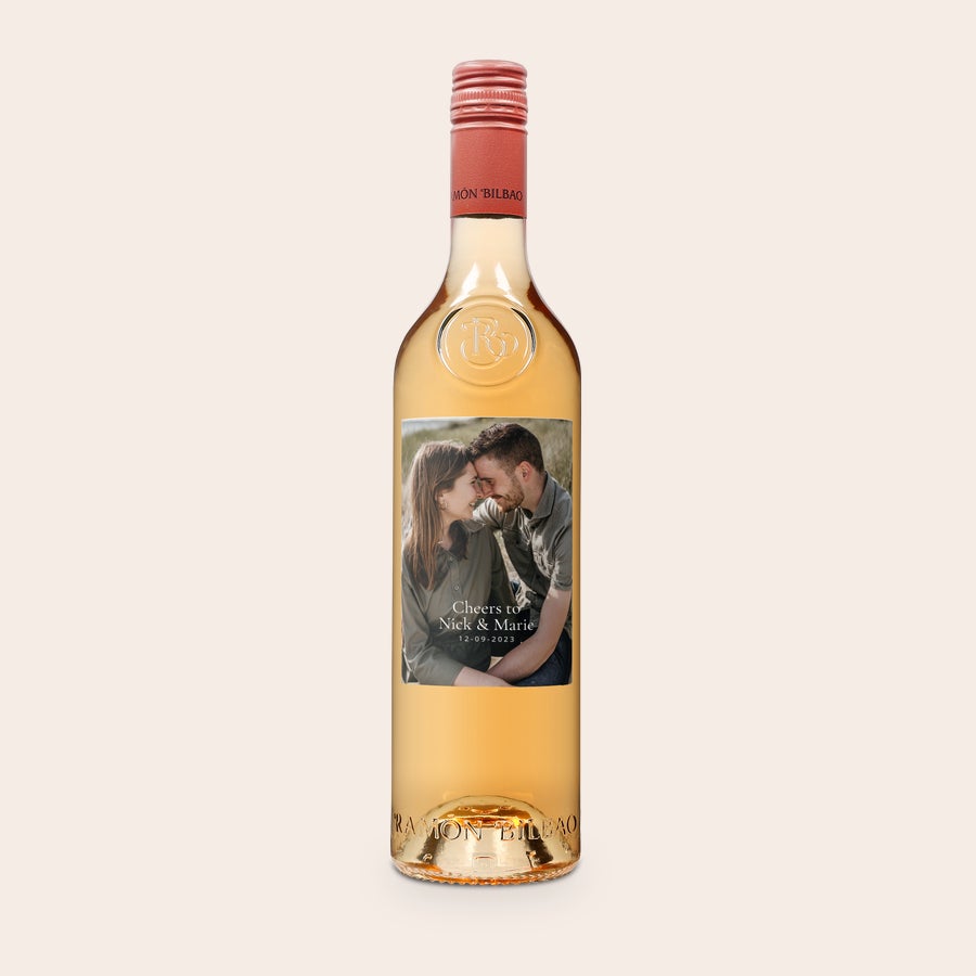 Wijn met bedrukt etiket - Ramon Bilbao Rosado Wijn met bedrukt etiket - Ramon Bilbao Rosado