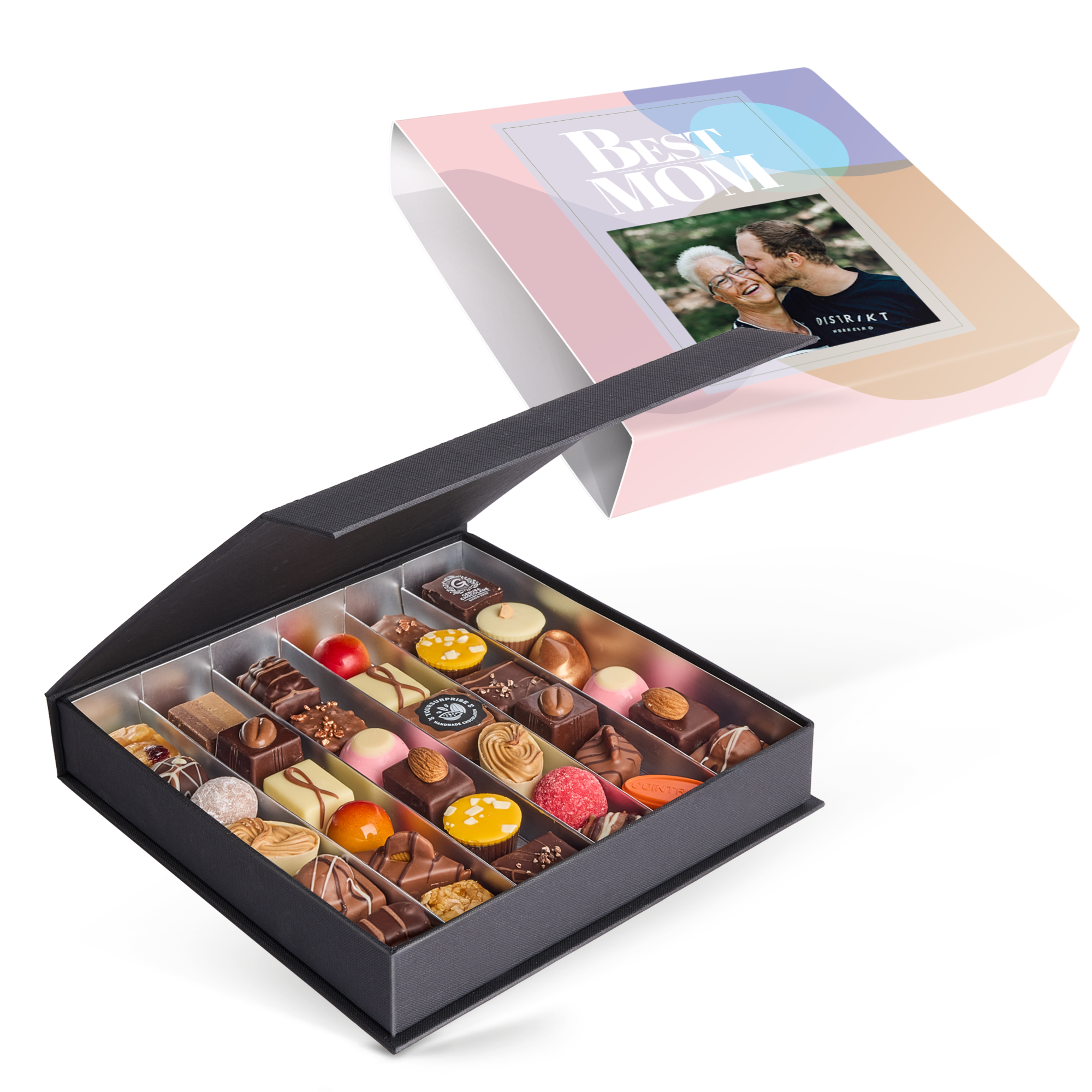 Personalised chocolate box - Deluxe - Mother's Day - 36 pcs