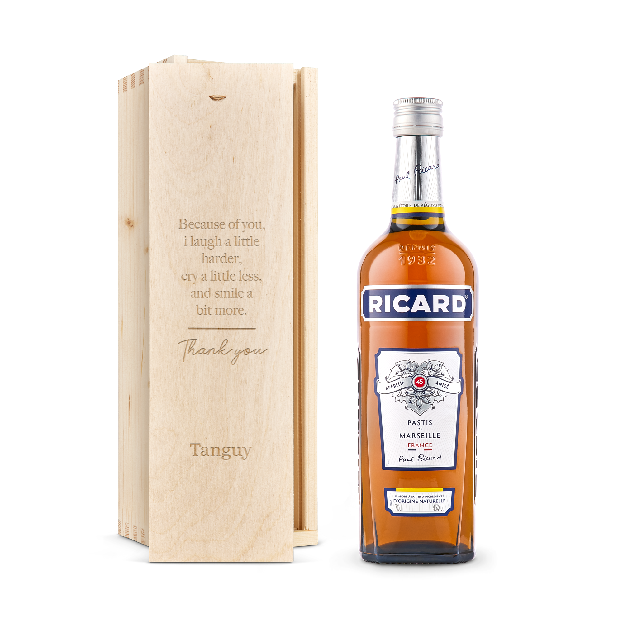 Ricard Pastis - Coffret gravé