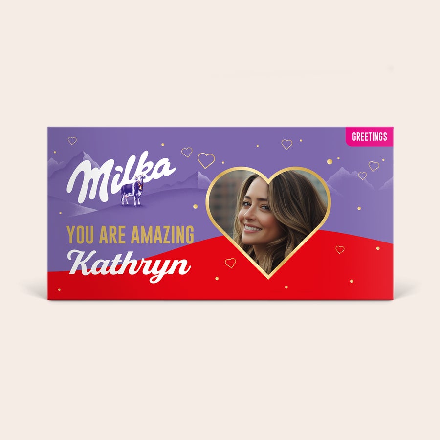 Chocolate milka personalizado - Avellana Chocolate milka personalizado - Avellana
