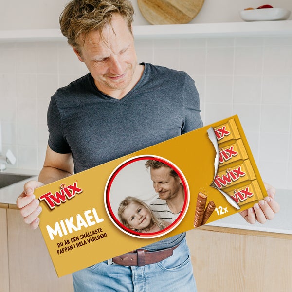 Personlig XXL Twix chokladkaka