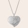 Engraved heart necklace large Engraved heart necklace large