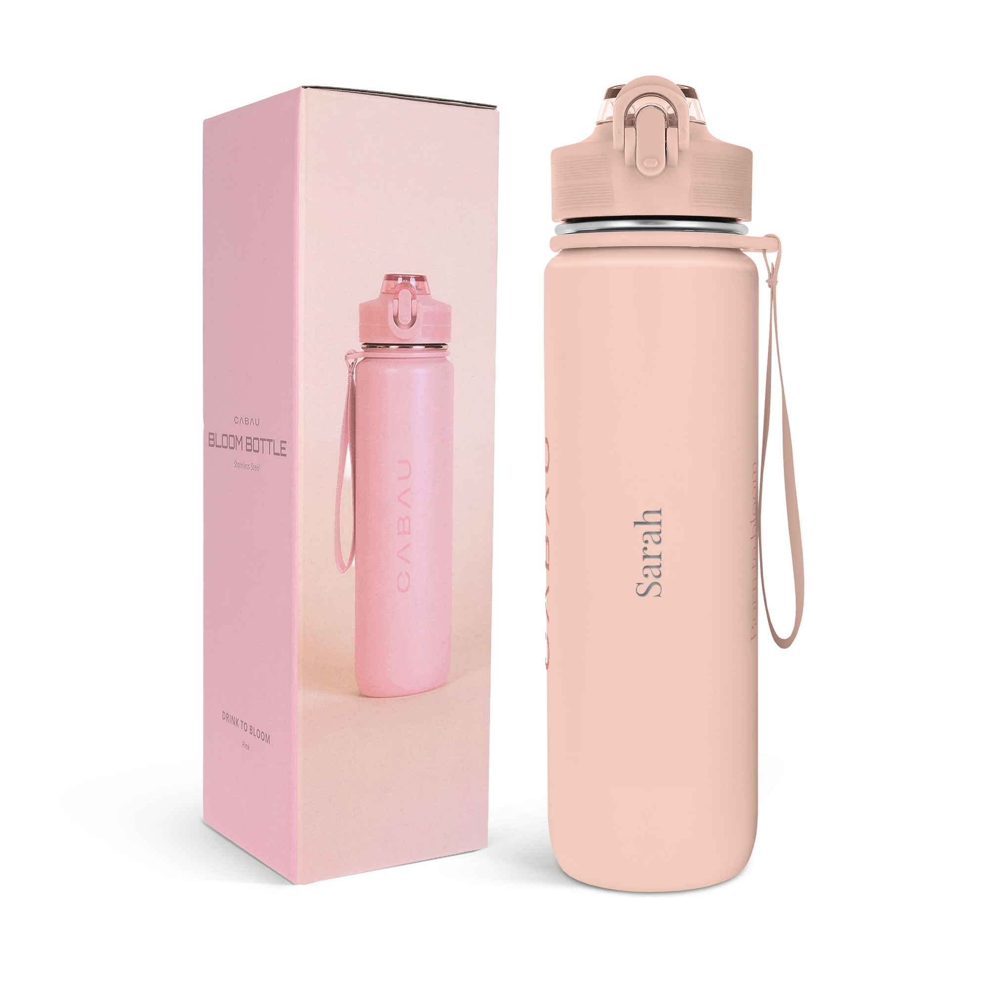 Cabau Lifestyle - Gourde Bloom personnalisée