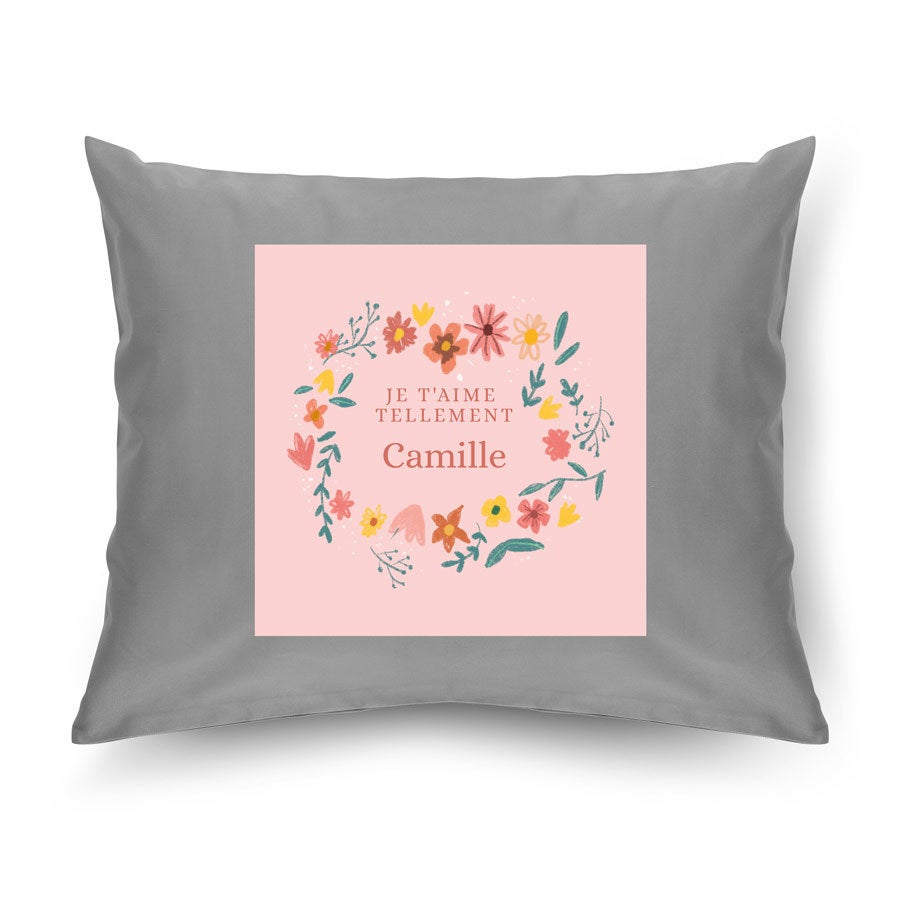 Coussin d'amour personnalisé