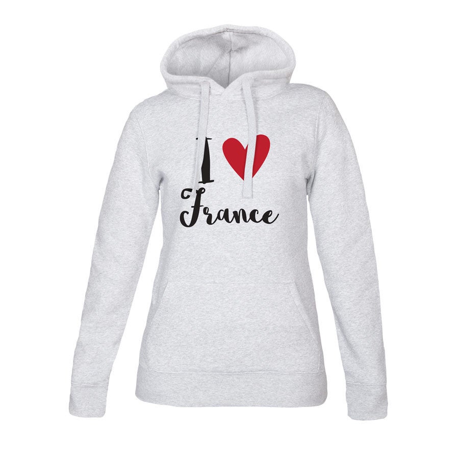 Sweat à capuche femme personnalisé