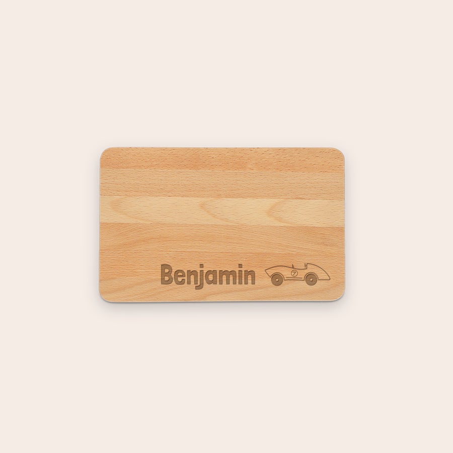Personalised bread board Personalised bread board