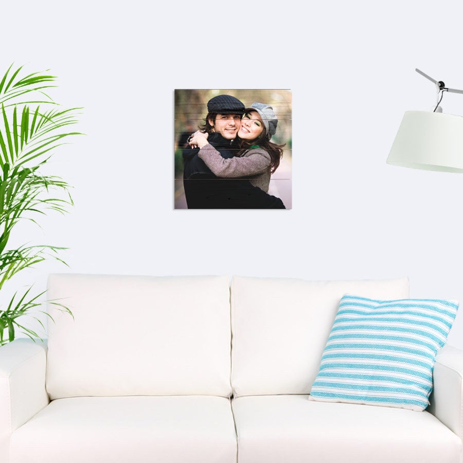 Photo print on wood - planks (40x40cm)