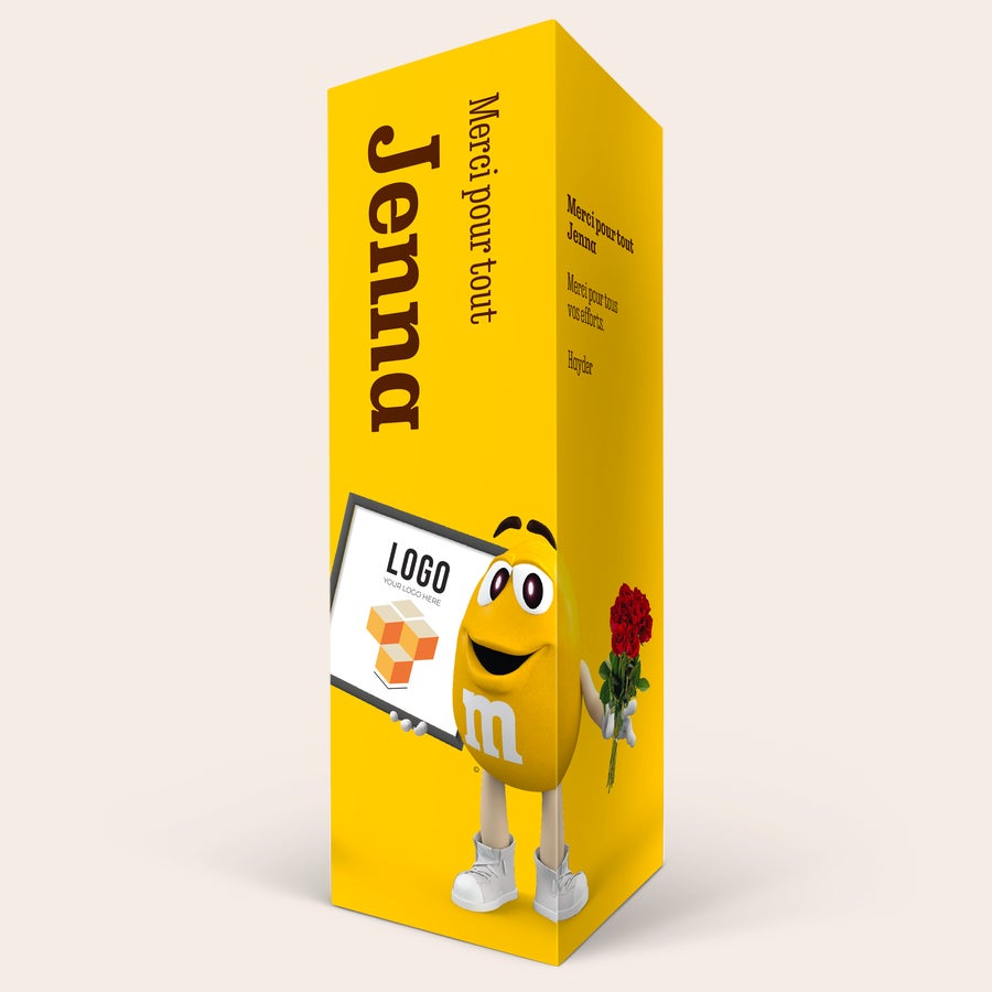 Coffret cadeau M&M's personnalisé Coffret cadeau M&M's personnalisé