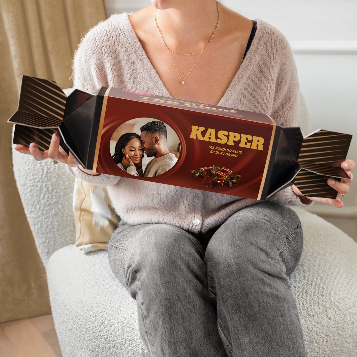 Personaliseret XXL Chokotoff-slik