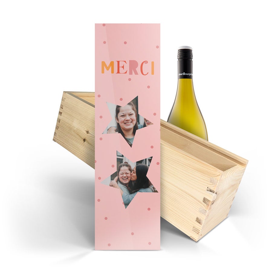 Wein Geschenkset personalisieren - Maison de la Surprise Chardonnay