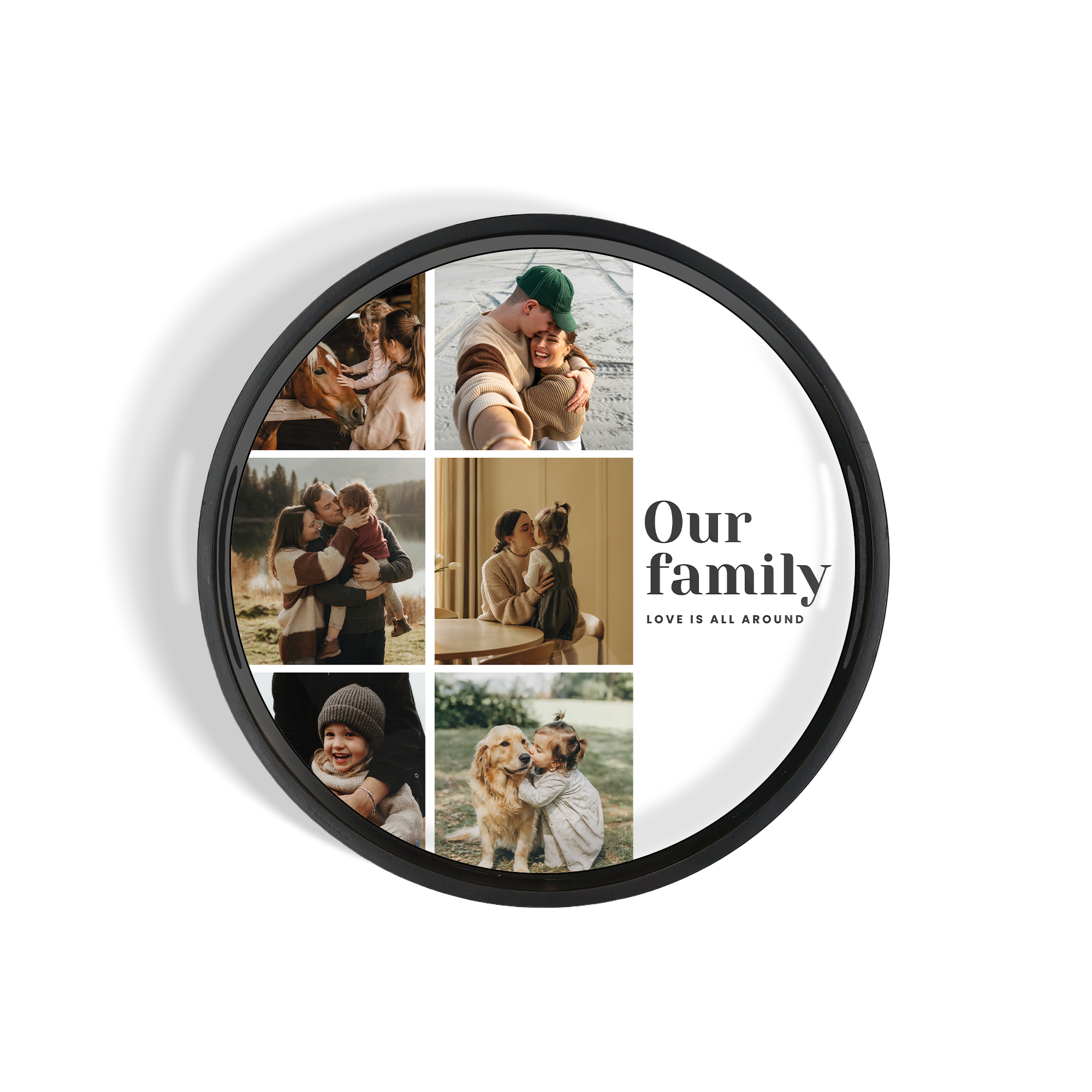 Personalised serving platter - Round