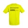 Men's sports t-shirt - Yellow - XXL