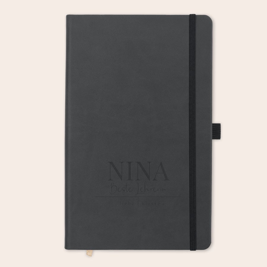 Notizbuch mit Gravur - Lehrer  Notizbuch mit Gravur - Lehrer