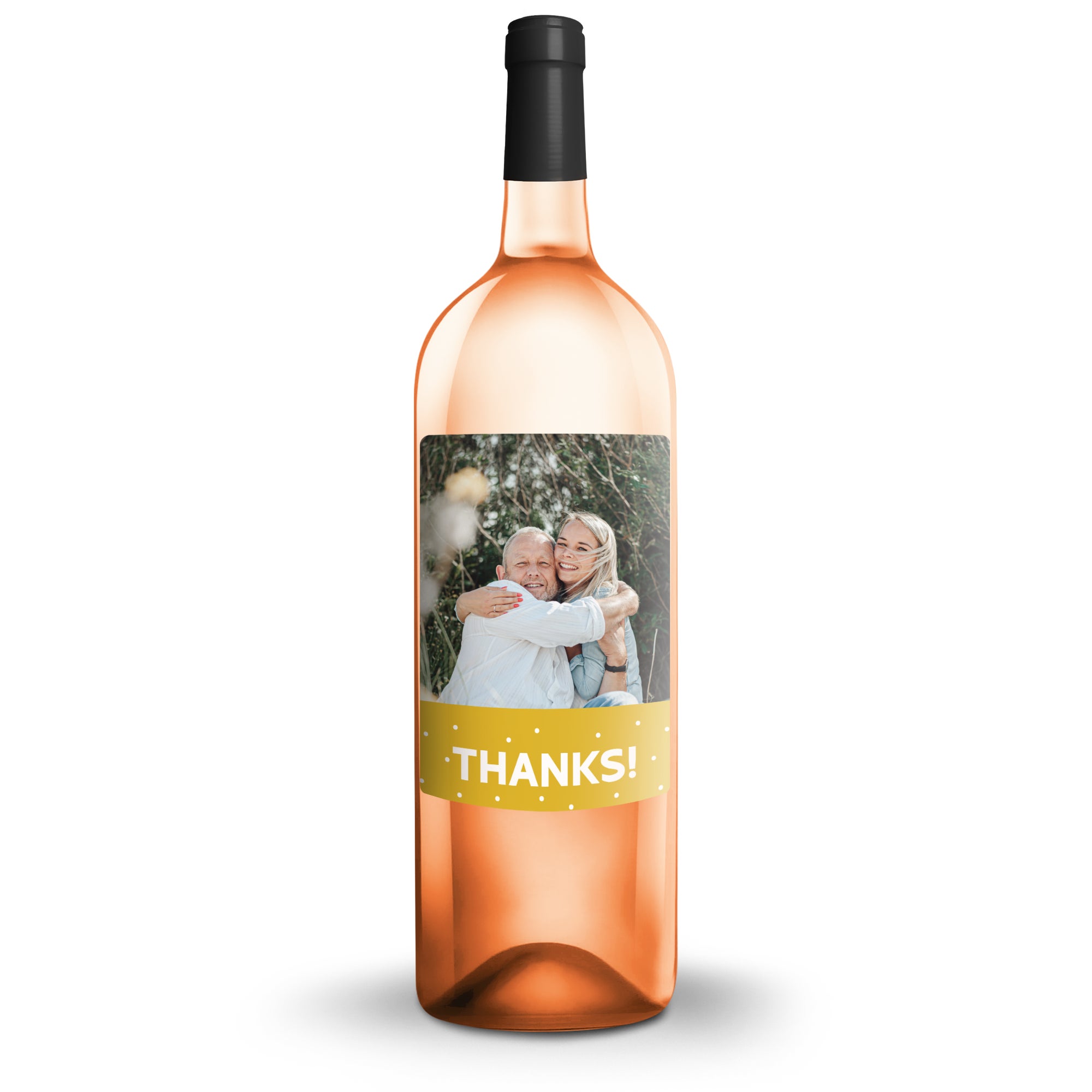 Wine with personalised label - AIX rose - Magnum