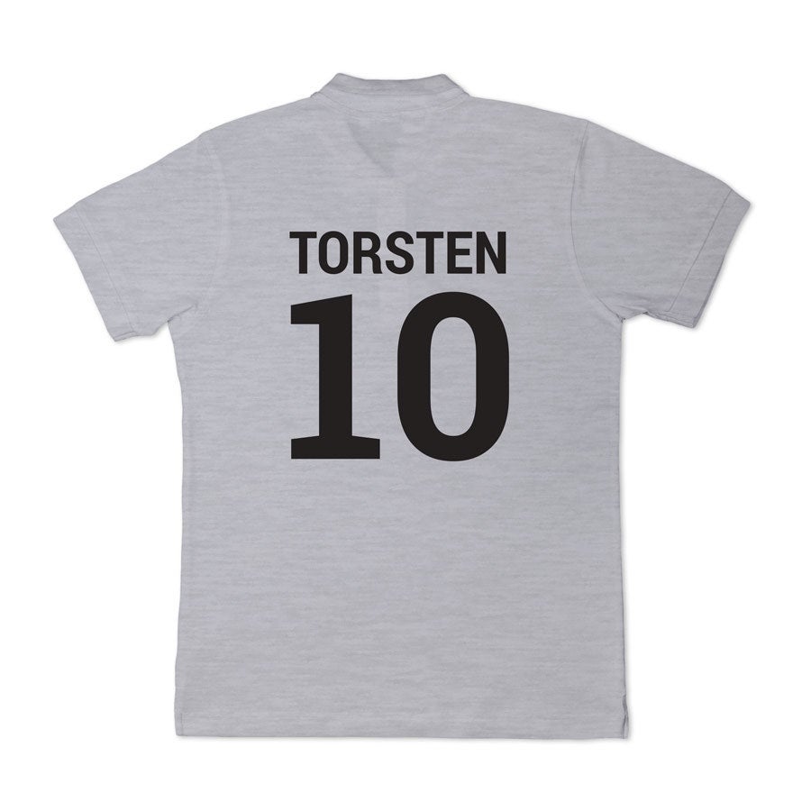 Poloshirt Herren - Grau - S