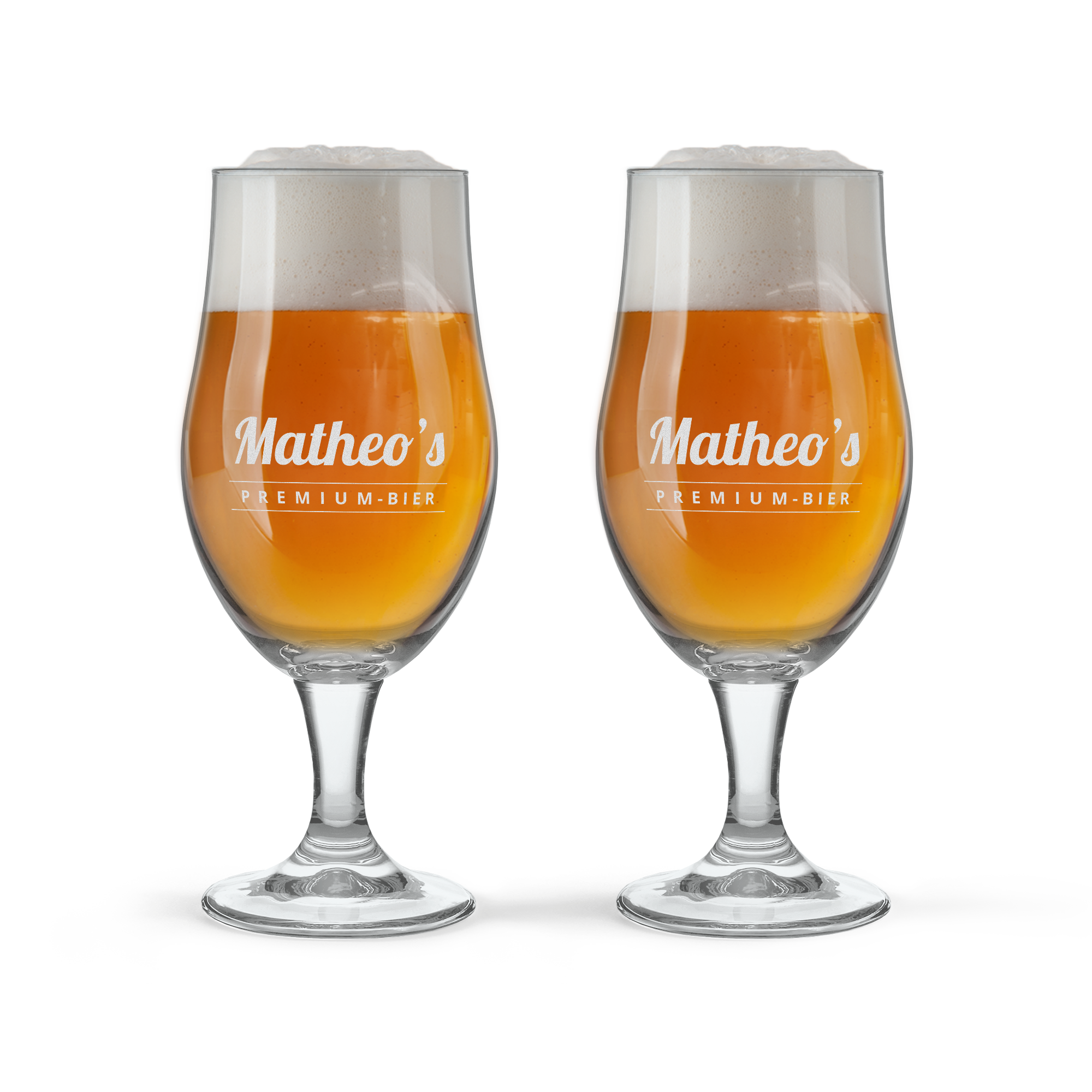 Biertulpe mit Gravur