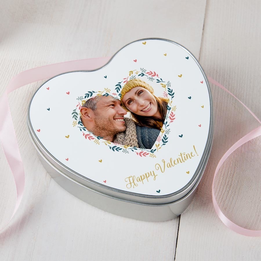 Personalised gift tin - Valentine's Day