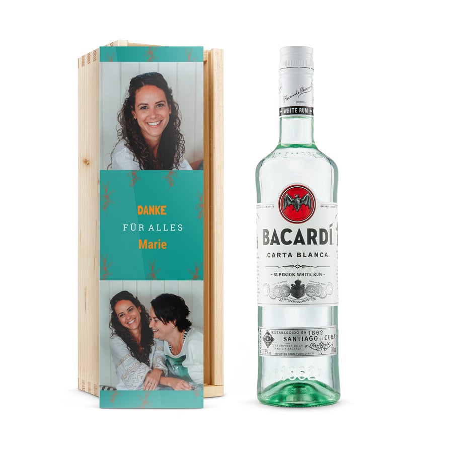 Bacardi White personalisieren Bacardi White personalisieren
