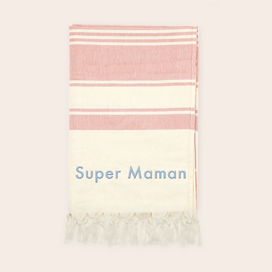 Serviette de hammam personnalisée Serviette de hammam personnalisée