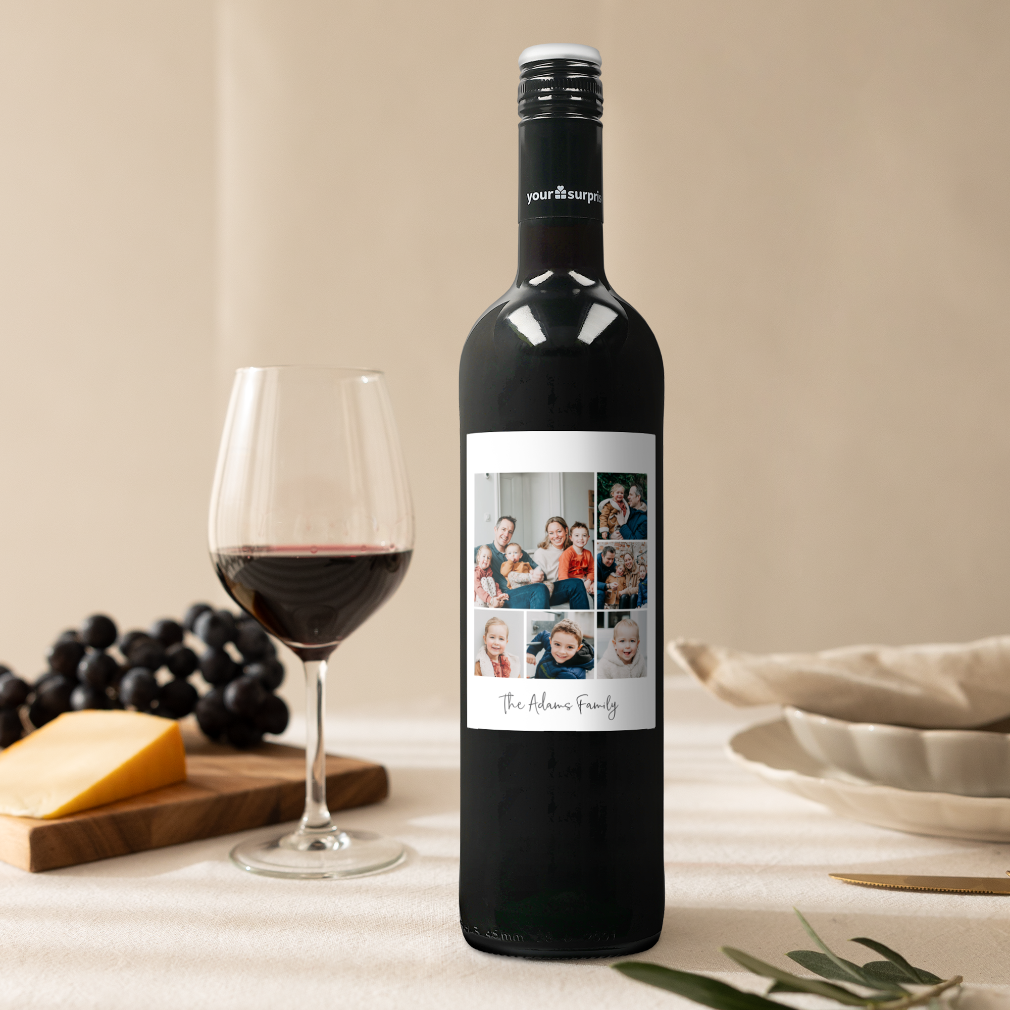 Wine with personalised label - Maison de la Surprise - Cabernet Sauvignon