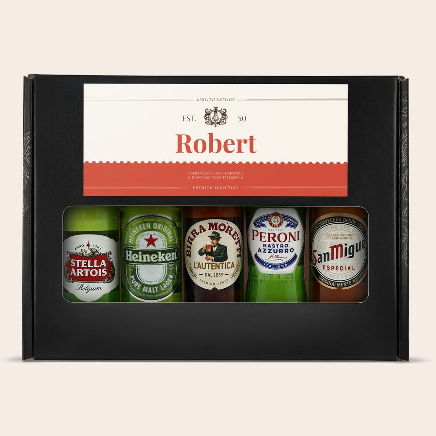 Bierpakket verjaardag met foto en tekst Bierpakket verjaardag met foto en tekst