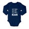 Body manica lunga bambino - Navy (50/56)