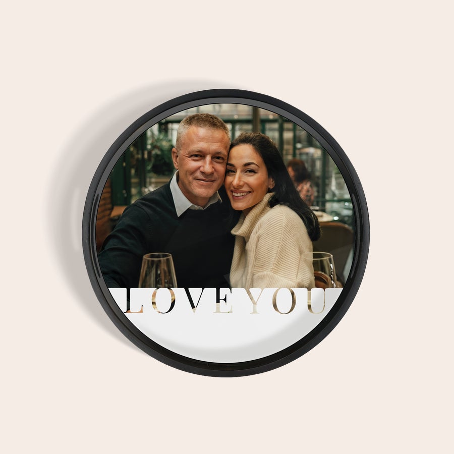 Bandeja para servir personalizada - Redonda Bandeja para servir personalizada - Redonda