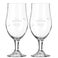 Beer glass on foot - Godfather - set of 2