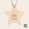 Personalisierter Weihnachtsschmuck Holz Personalisierter Weihnachtsschmuck Holz