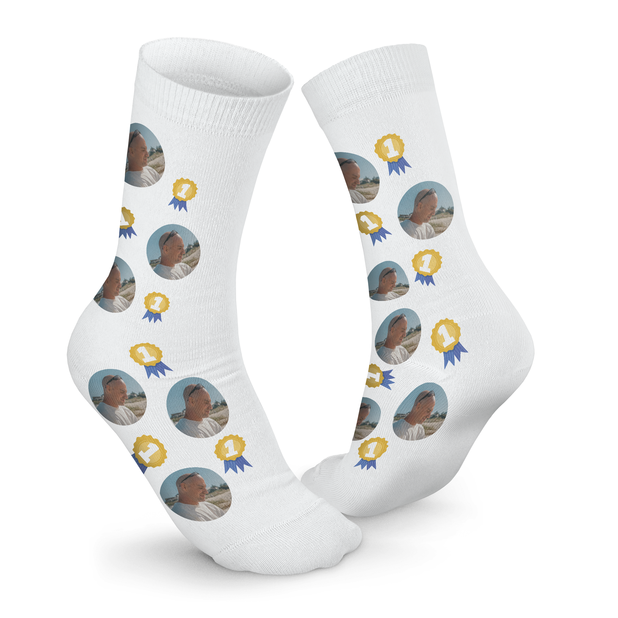 Calcetines estampados para hombre