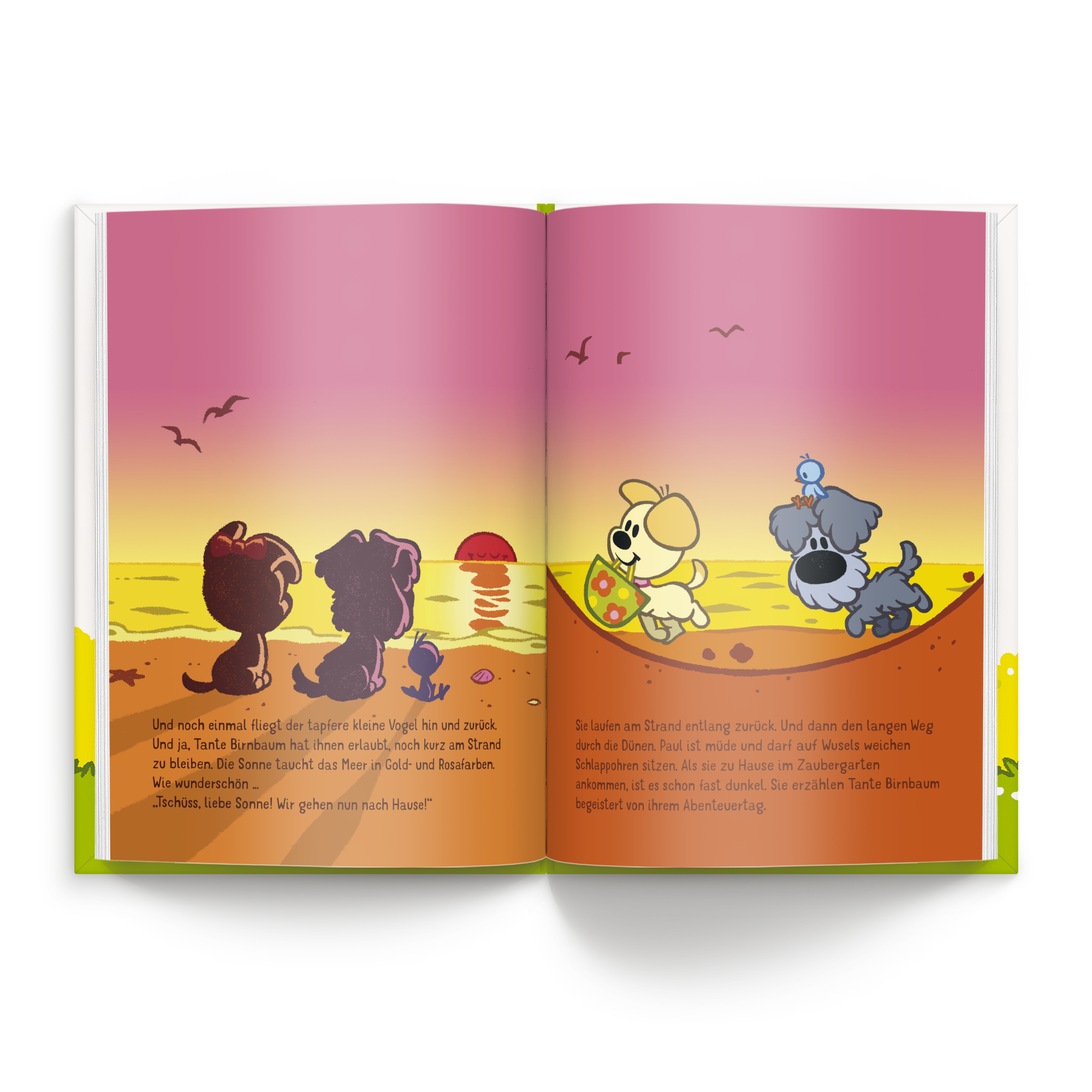 Offenes Personalisiertes Kinderbuch – Wusel & Pip – 1 Freund – XL Hardcover mit personalisierbaren Geschichten und Namen.