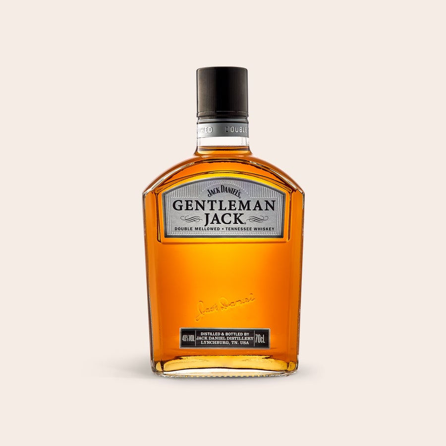 Personalizowane whisky - Jack Daniels Gentleman Jack Butelka whiskey Jack Daniels Gentleman Jack, idealna dla konesera, z personalizowaną drewnianą skrzynką