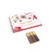 Cutie de ciocolată Merci personalizată și felicitare de felicitare