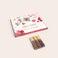 Scatola regalo e biglietto d'auguri personalizzati al cioccolato Merci Scatola regalo e biglietto d'auguri personalizzati al cioccolato Merci