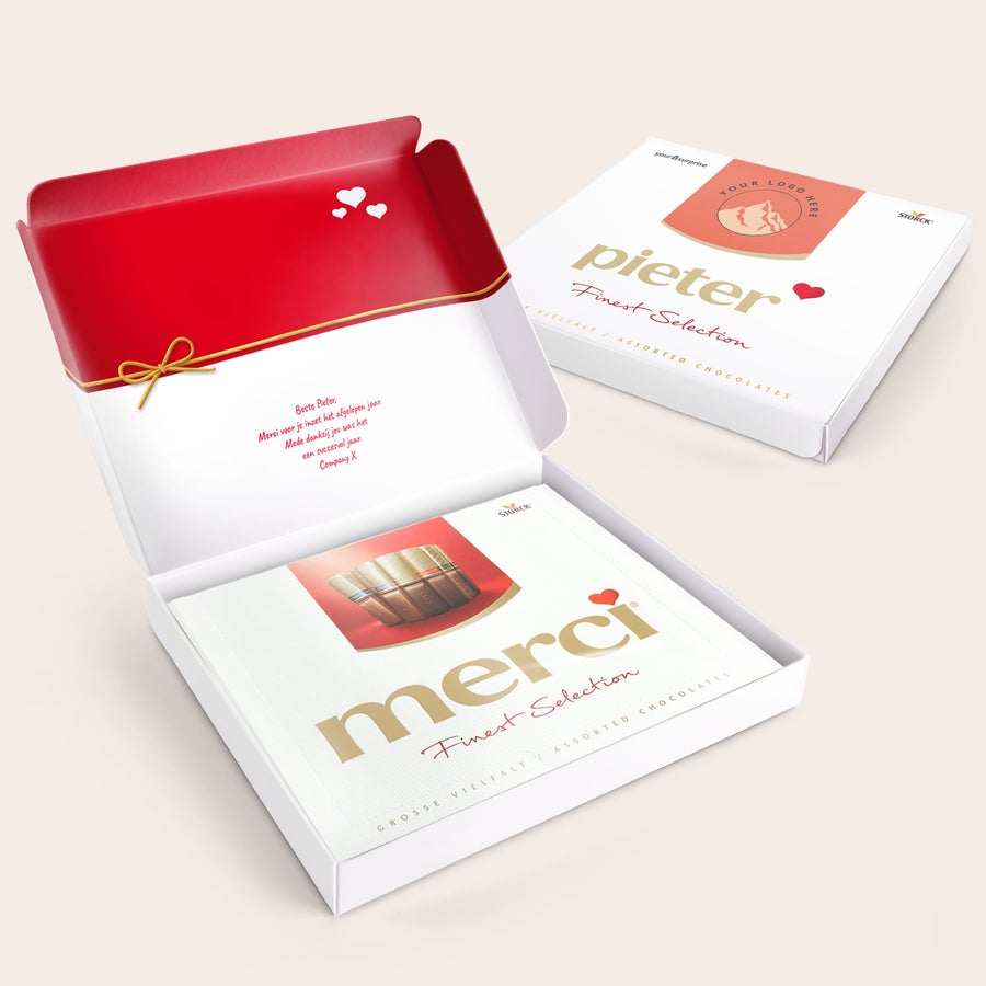 merci doos personaliseren - 250 gram merci doos personaliseren - 250 gram