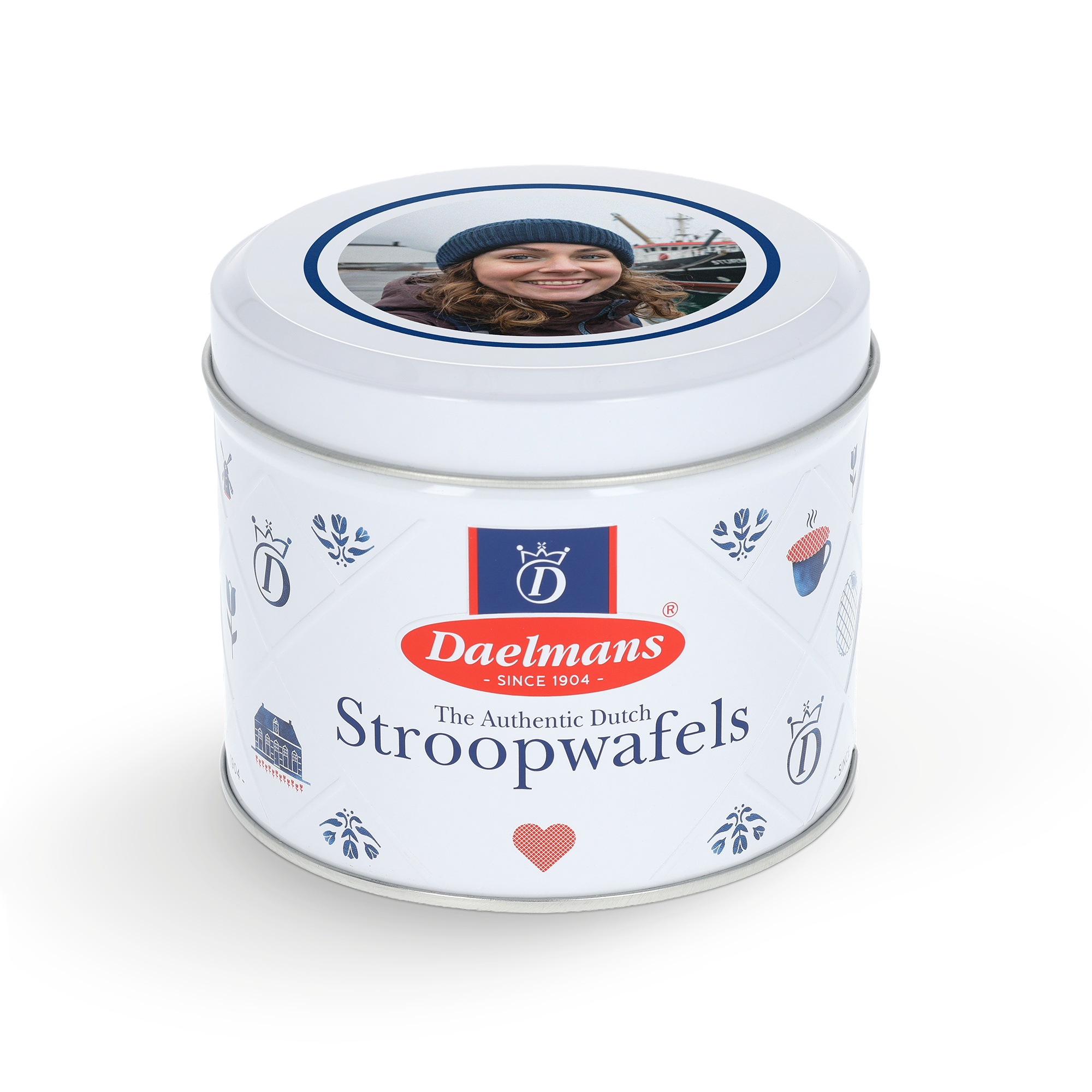 Personlig stroopwafelburk – Daelmans