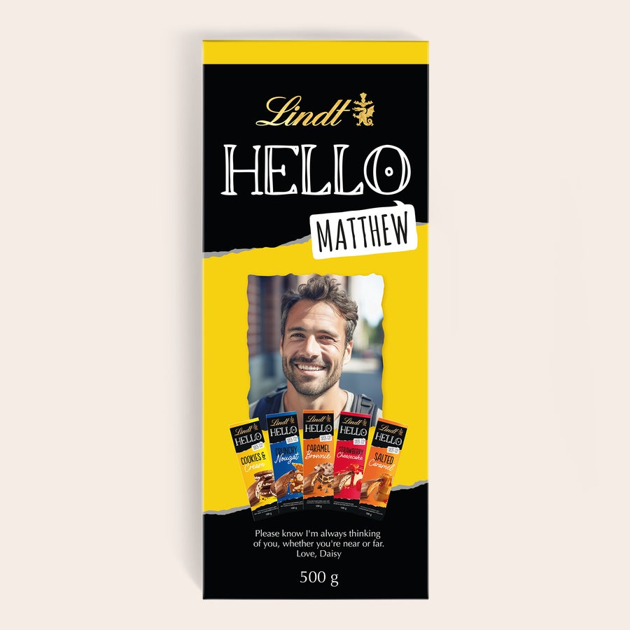 XL Lindt Hello Chocolate Bar XL Lindt Hello Chocolate Bar