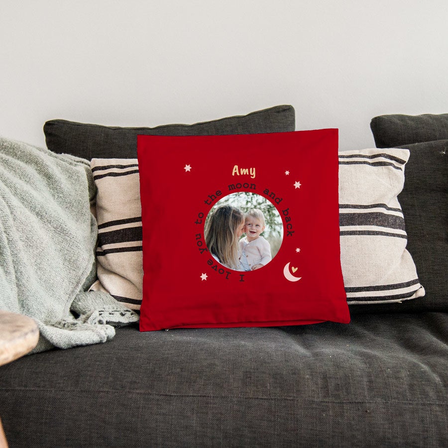 Liebeskissen - 40x40cm - Rot - mit Füllung